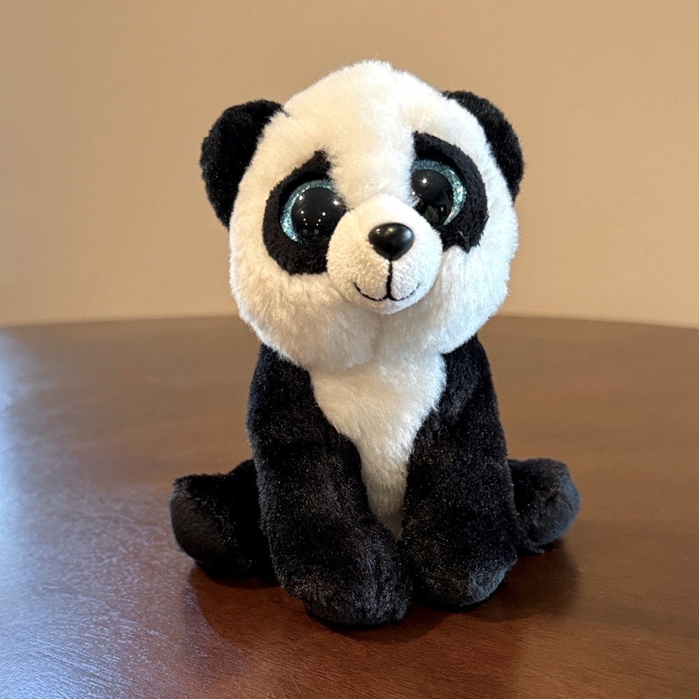 Ty Velvety Black and White Plush